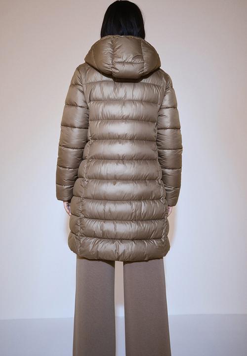 MANGO - Puffer coat bego - medium brown