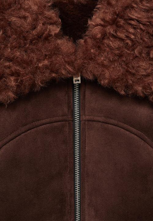 MANGO - Jacket bombai - brown