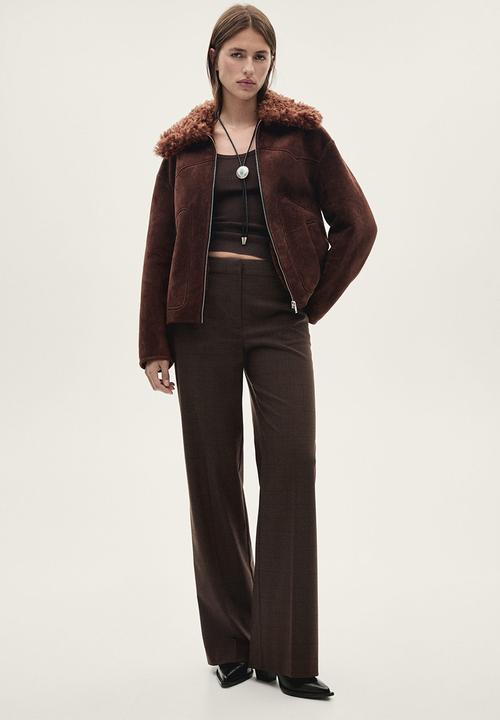 MANGO - Jacket bombai - brown