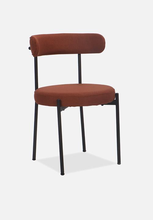 Sixth Floor - Anna woven dining chair set of 2- rust