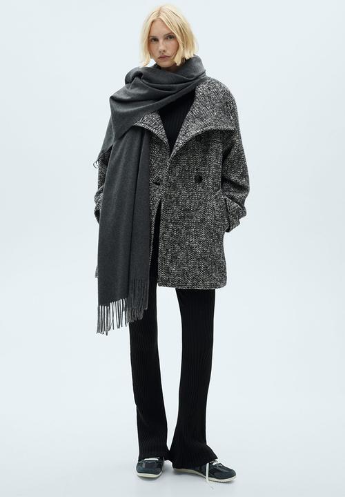 MANGO - Coat maia - black