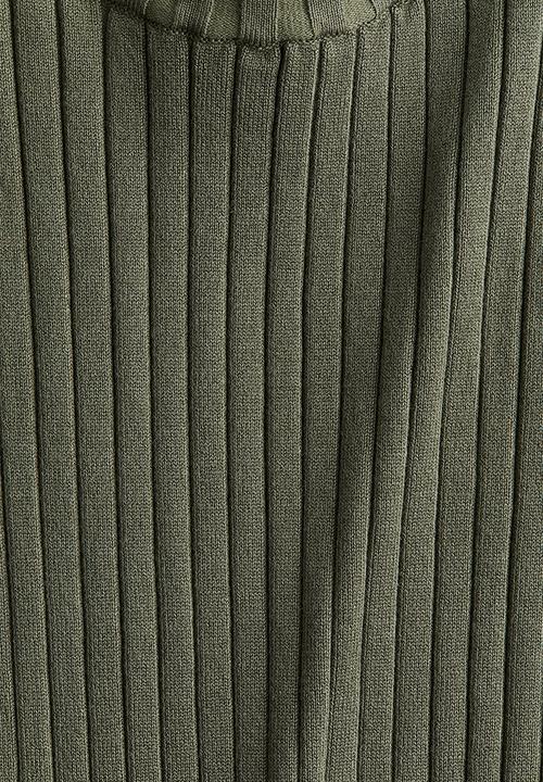 H&M - Rib-knit top - khaki green