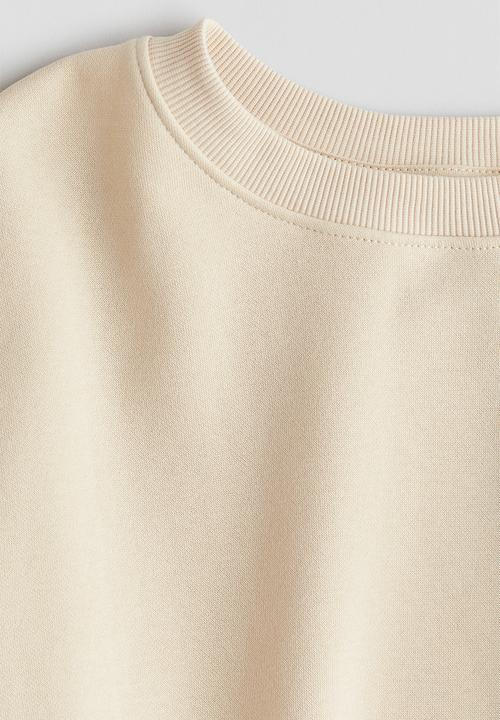 H&M - Crew-neck sweatshirt - light beige