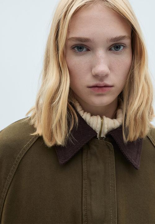 MANGO - Jacket jessa -  beige/khaki