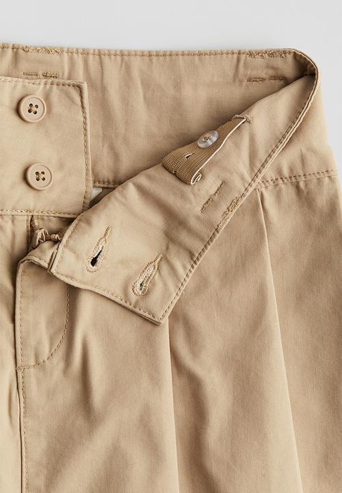 H&M - Pleated skirt - beige