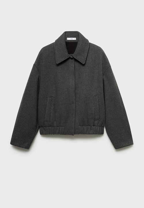 MANGO - Jacket sky - open gray