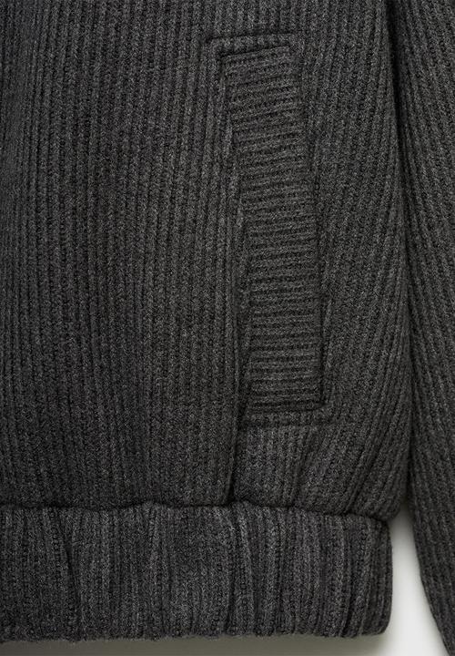 MANGO - Jacket sky - open gray