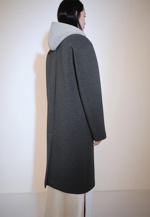MANGO - Coat tabe - gray
