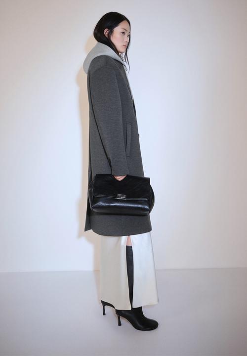 MANGO - Coat tabe - gray