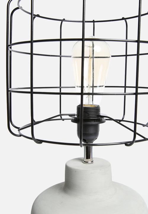 Sixth Floor - Cement cylinder lamp