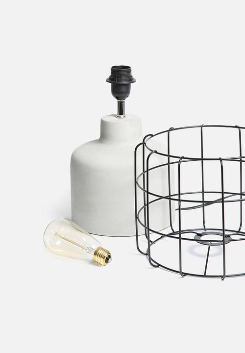 Sixth Floor - Cement cylinder lamp