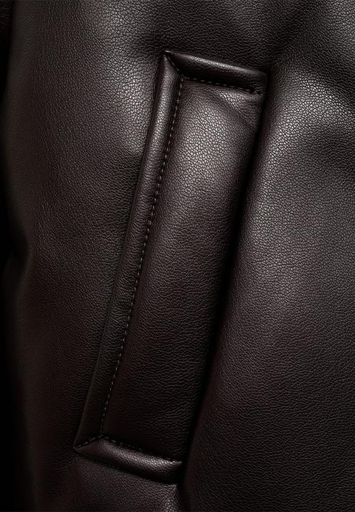 MANGO - Jacket scandal - brown