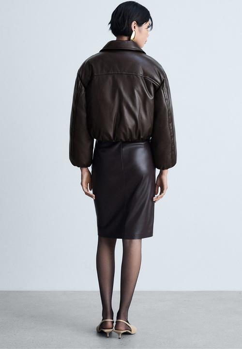 MANGO - Jacket scandal - brown