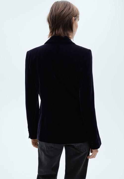 MANGO - Blazer combi - dark blue
