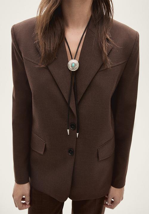 MANGO - Blazer blakford - brown