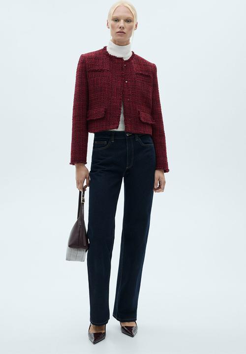 MANGO - Jacket porto - dark red