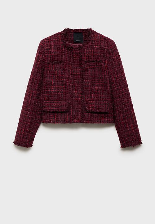 MANGO - Jacket porto - dark red