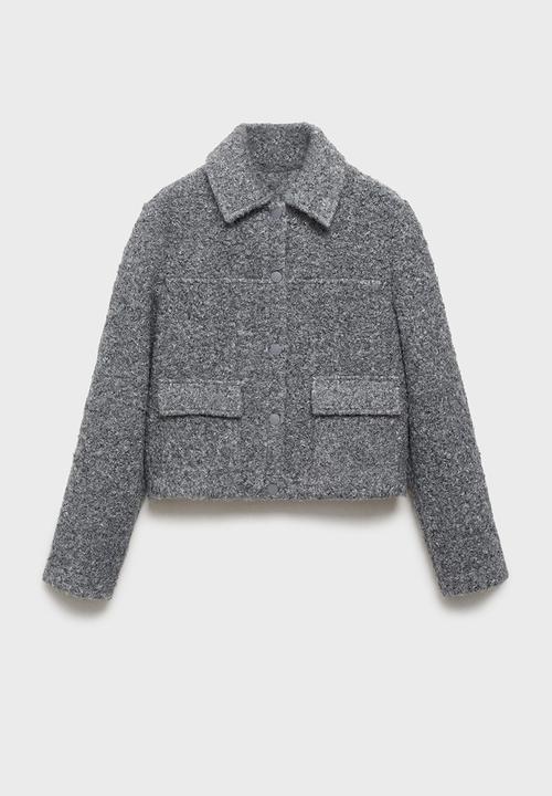 MANGO - Jacket sape - gray