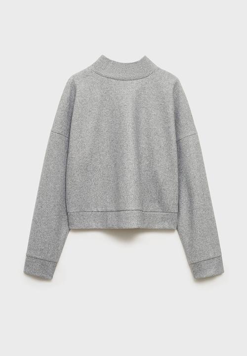 MANGO - Sweatshirt Maxe - Gray