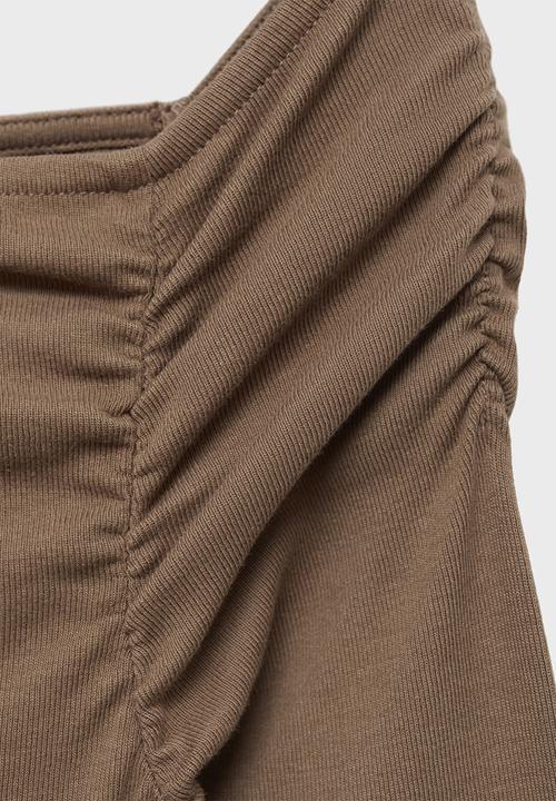 MANGO - Dress Basili - Medium Brown