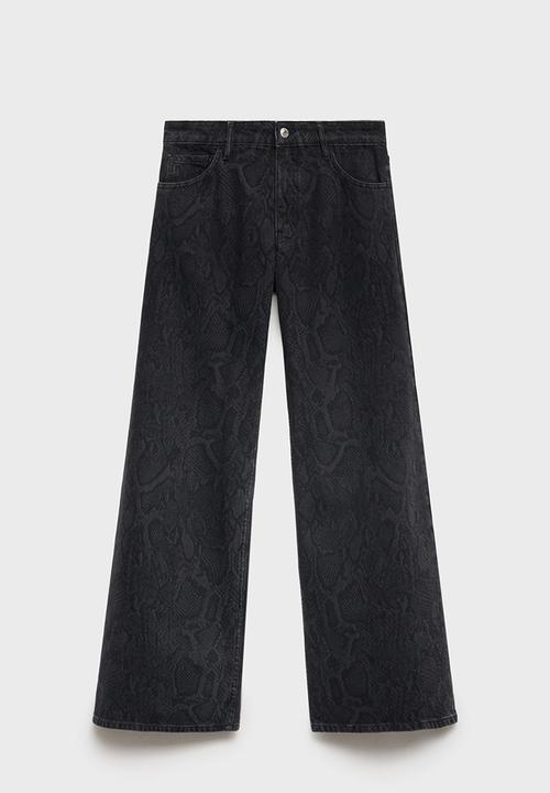 MANGO - Jeans Snake - Open Gray