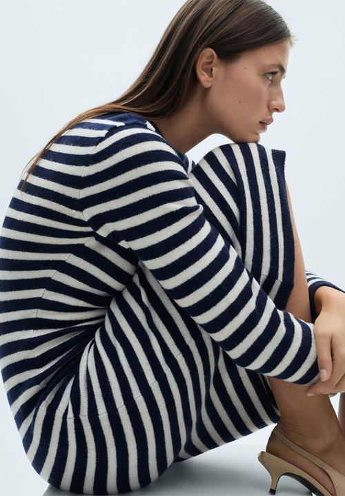 MANGO - Dress Eliota - Navy