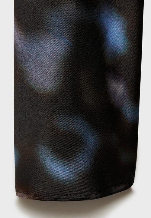 MANGO - Dress Bimba - Medium Blue