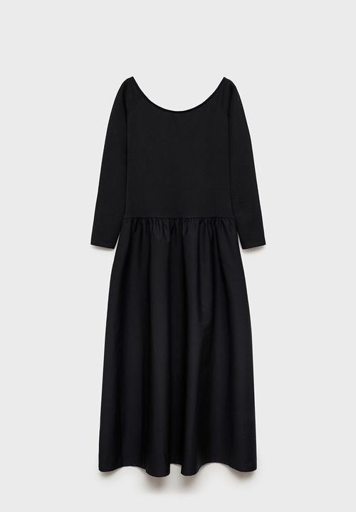 MANGO - Dress Valvina - Black