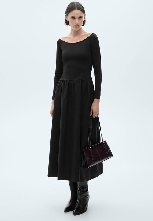 MANGO - Dress Valvina - Black