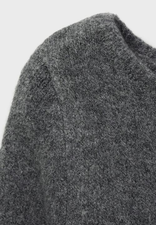 MANGO - Dress Seeds - Medium Gray