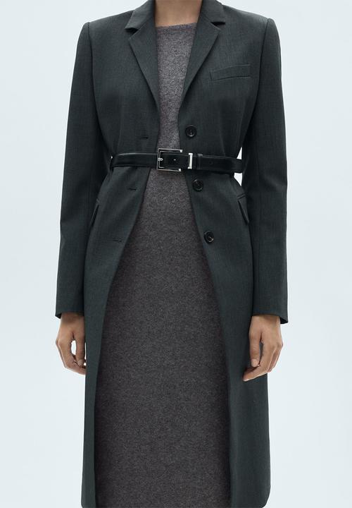 MANGO - Dress Seeds - Medium Gray