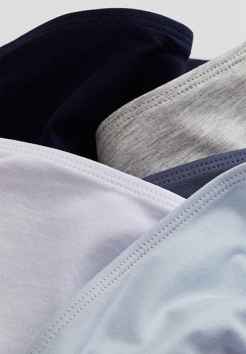 H&M - 5-Pack briefs - light blue white