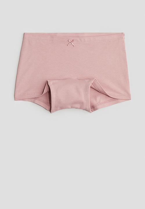H&M - 5-Pack boxer briefs - powder pink spotted