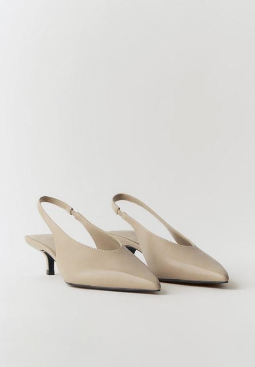 MANGO - Top leather heel - light/pastel pink