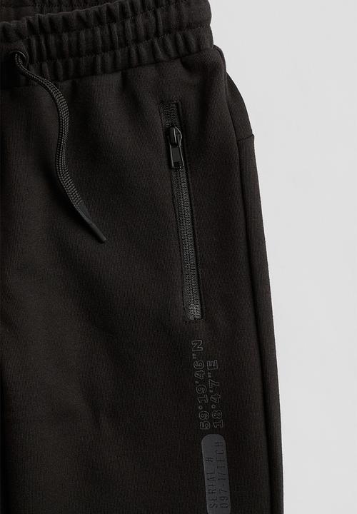 H&M - Heavy jersey joggers - black