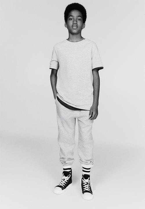 H&M - Cotton sweatshirt joggers - grey
