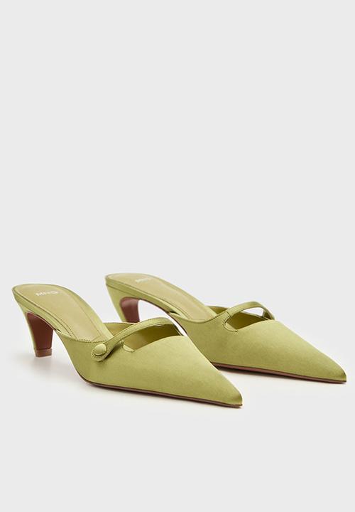 MANGO - Novel heel - green