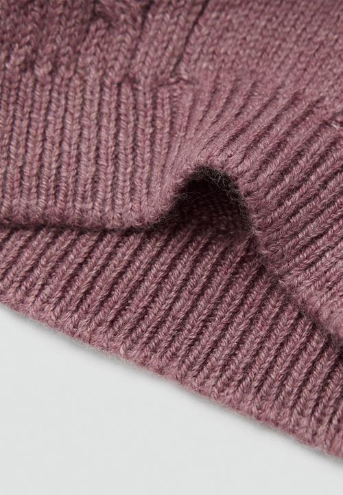 MANGO - Beanie utahb - dark red