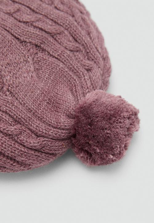 MANGO - Beanie utahb - dark red