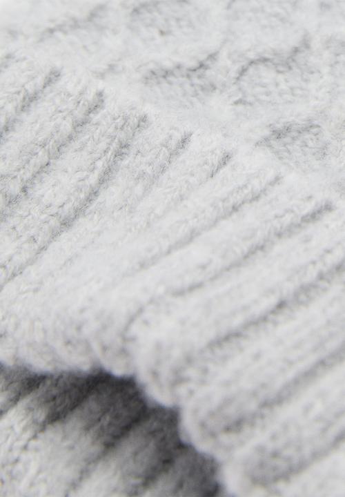 MANGO - Beanie orejita - gray