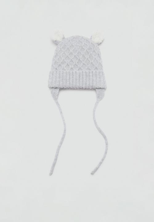 MANGO - Beanie orejita - gray