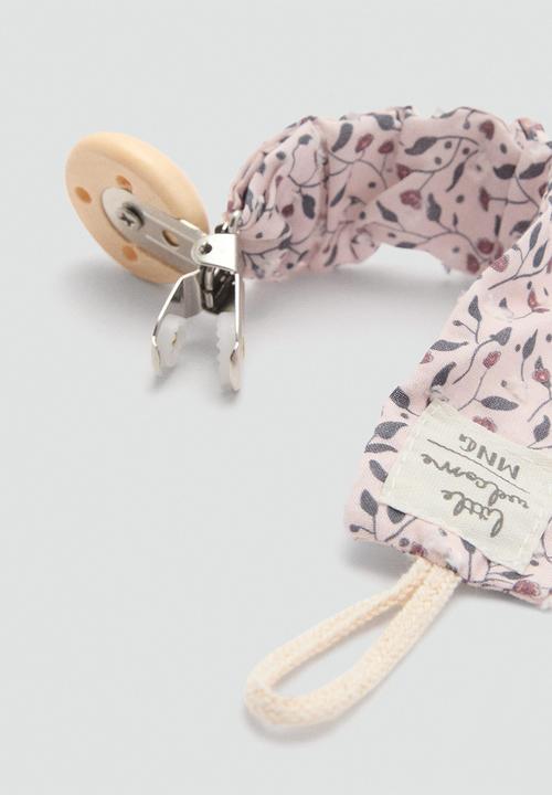 MANGO - Pacifier clip georgiac - pink