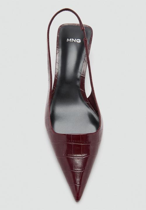 MANGO - Vino heel - dark red