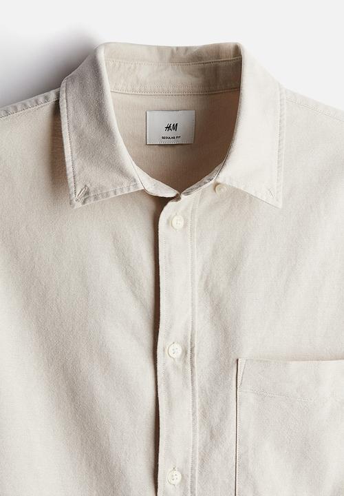 H&M - Regular fit oxford shirt - beige