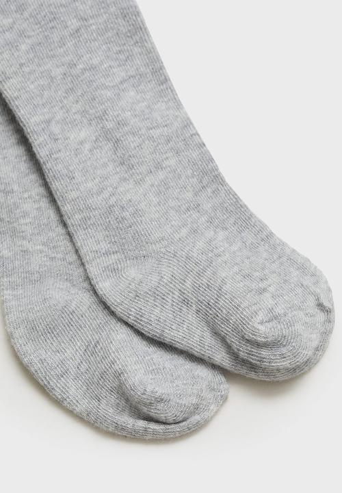 MANGO - Tights liso - light pastel gray