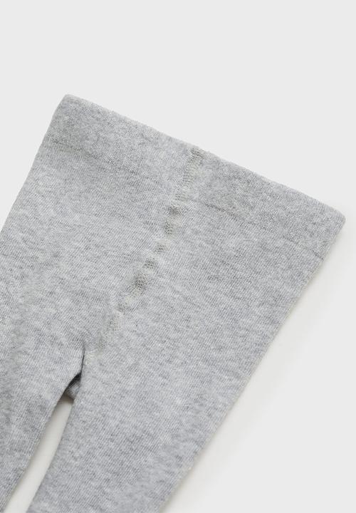 MANGO - Tights liso - light pastel gray