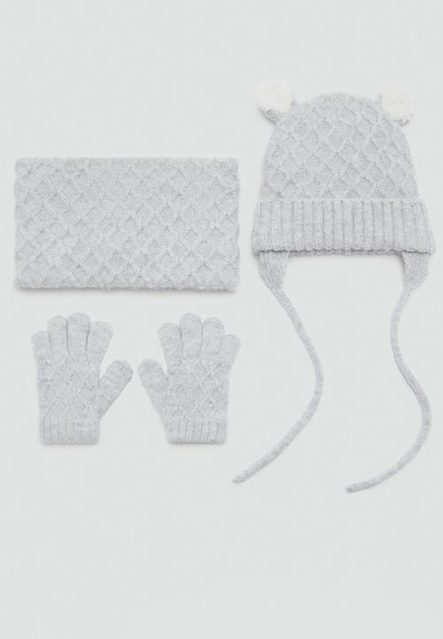 MANGO - Gloves orejitag - gray