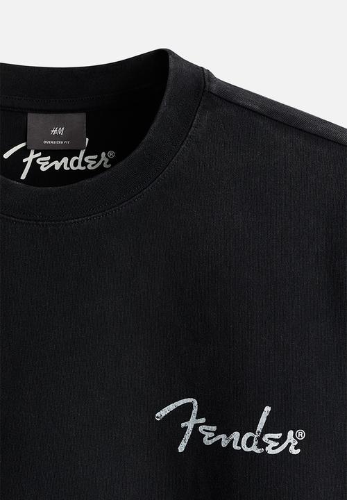 H&M - Oversized fit T-shirt - black