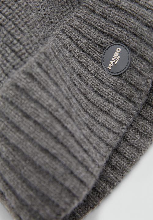 MANGO - Beanie craig - gray