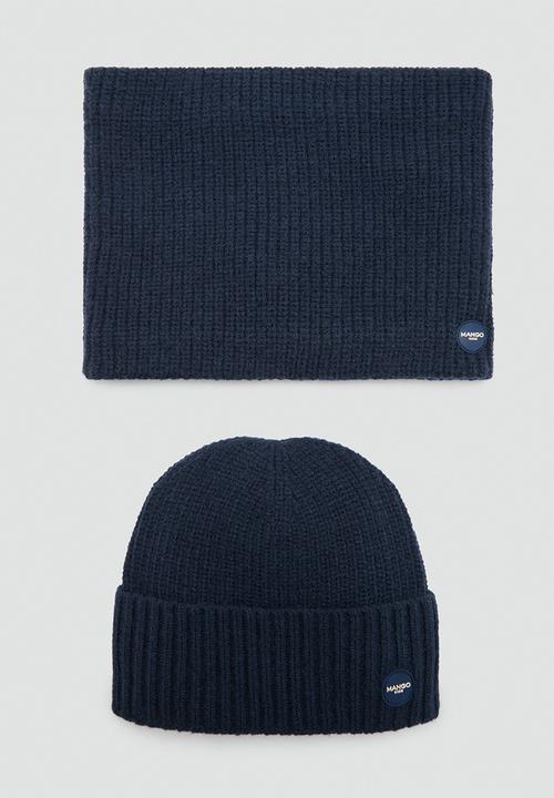 MANGO - Beanie craign - navy